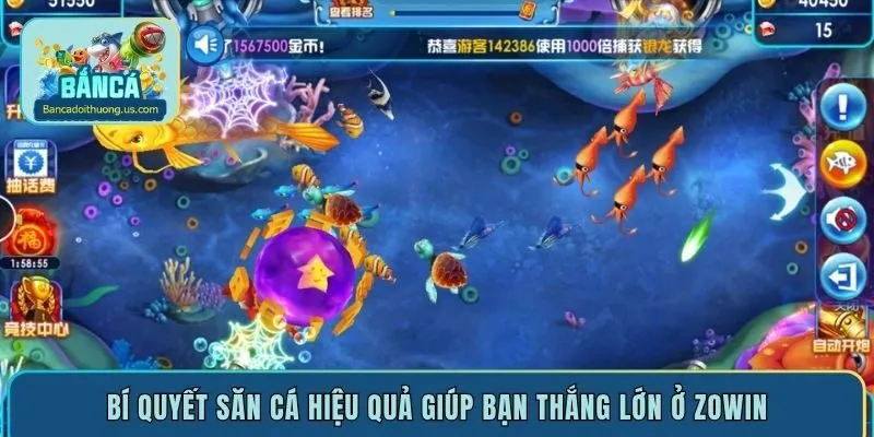 Bí quyết săn cá hiệu quả giúp bạn thắng lớn ở Zowin