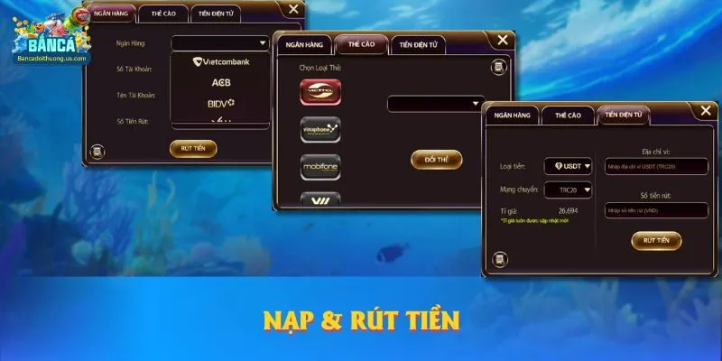 Nạp & rút tiền